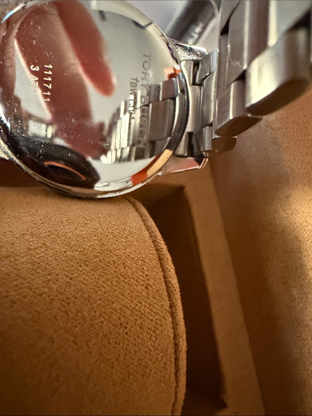 Tory Burch Silver Bracelet Watch with White Dial - Picture 6 of 6